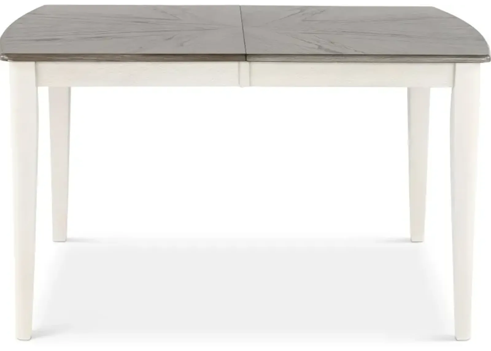 Newark White and Gray Dining Room Table