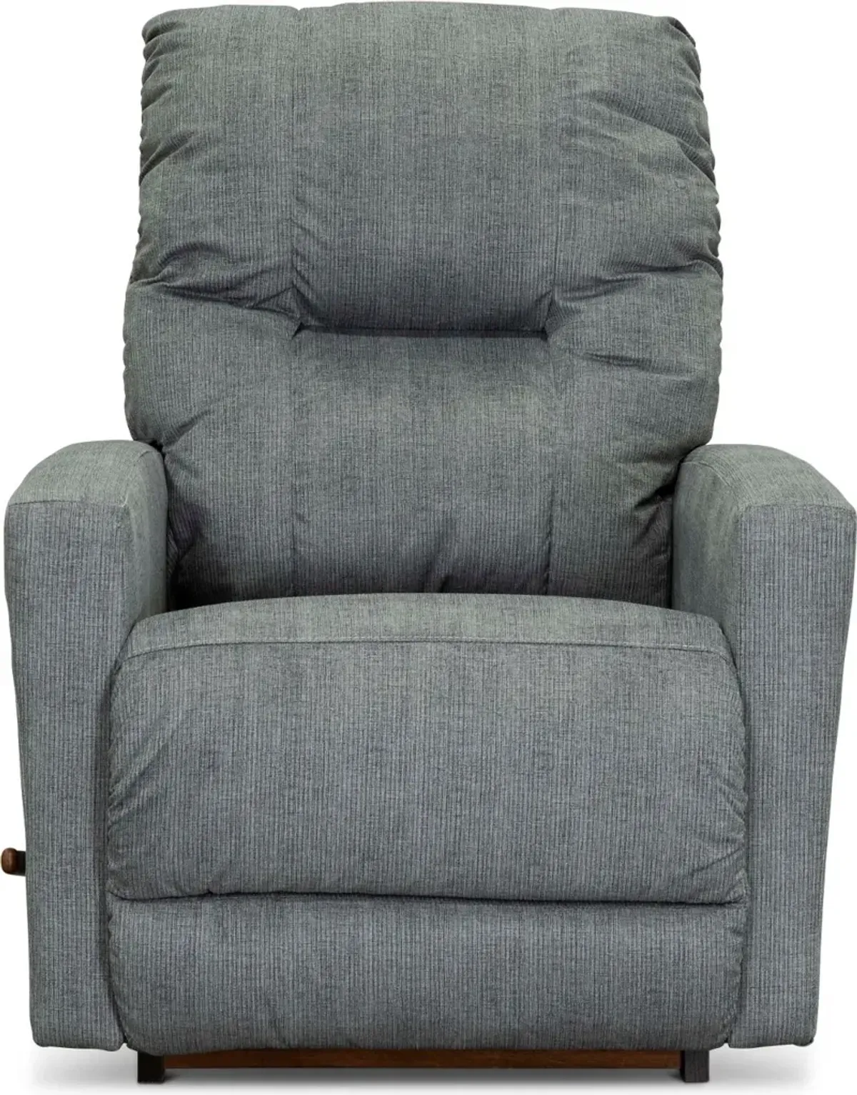 Contemporary Lake Blue Rocker Recliner - Casey