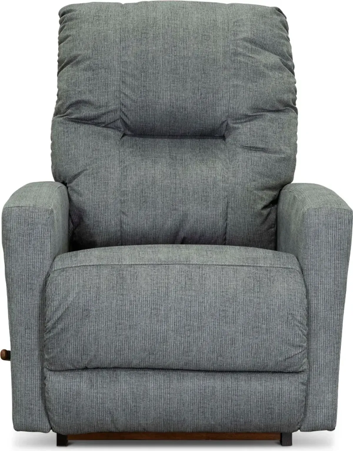 Contemporary Lake Blue Rocker Recliner - Casey