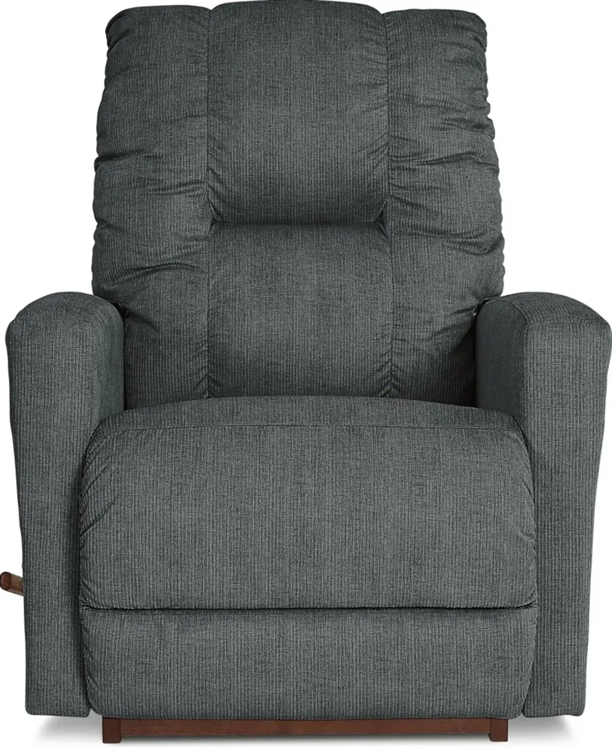 Contemporary Lake Blue Rocker Recliner - Casey