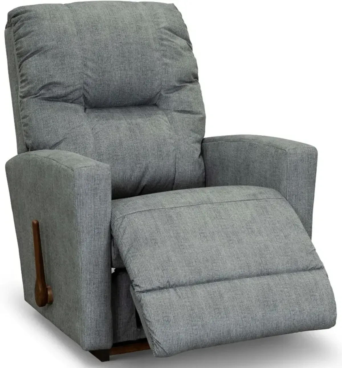 Casey Lake Blue Rocker Recliner