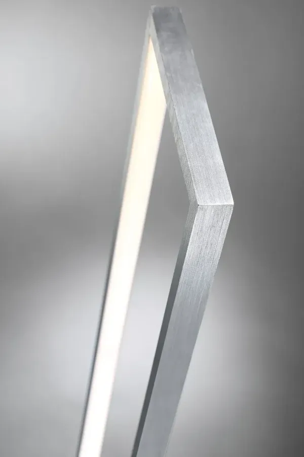 Modern Aluminum and Cement LED Floor Lamp - Fantica