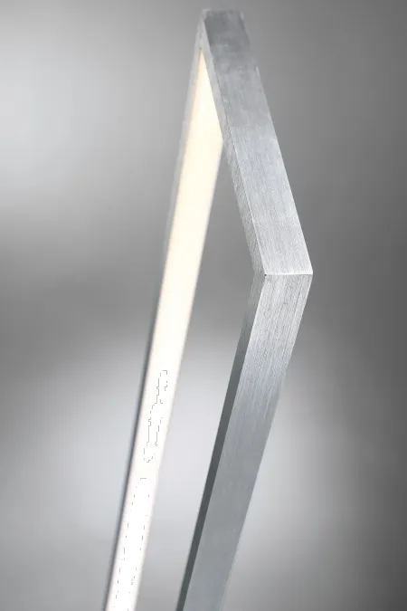 Modern Aluminum and Cement LED Floor Lamp - Fantica