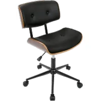 Lombardi Black Office Chair