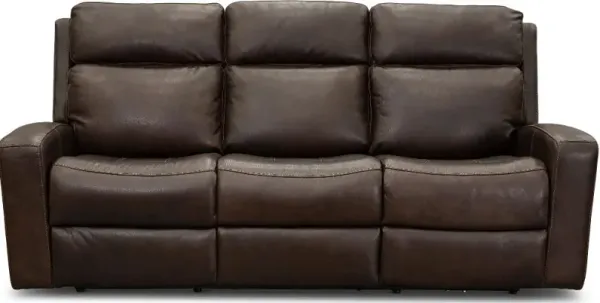 Cody Brown Leather-Match Power Reclining Sofa