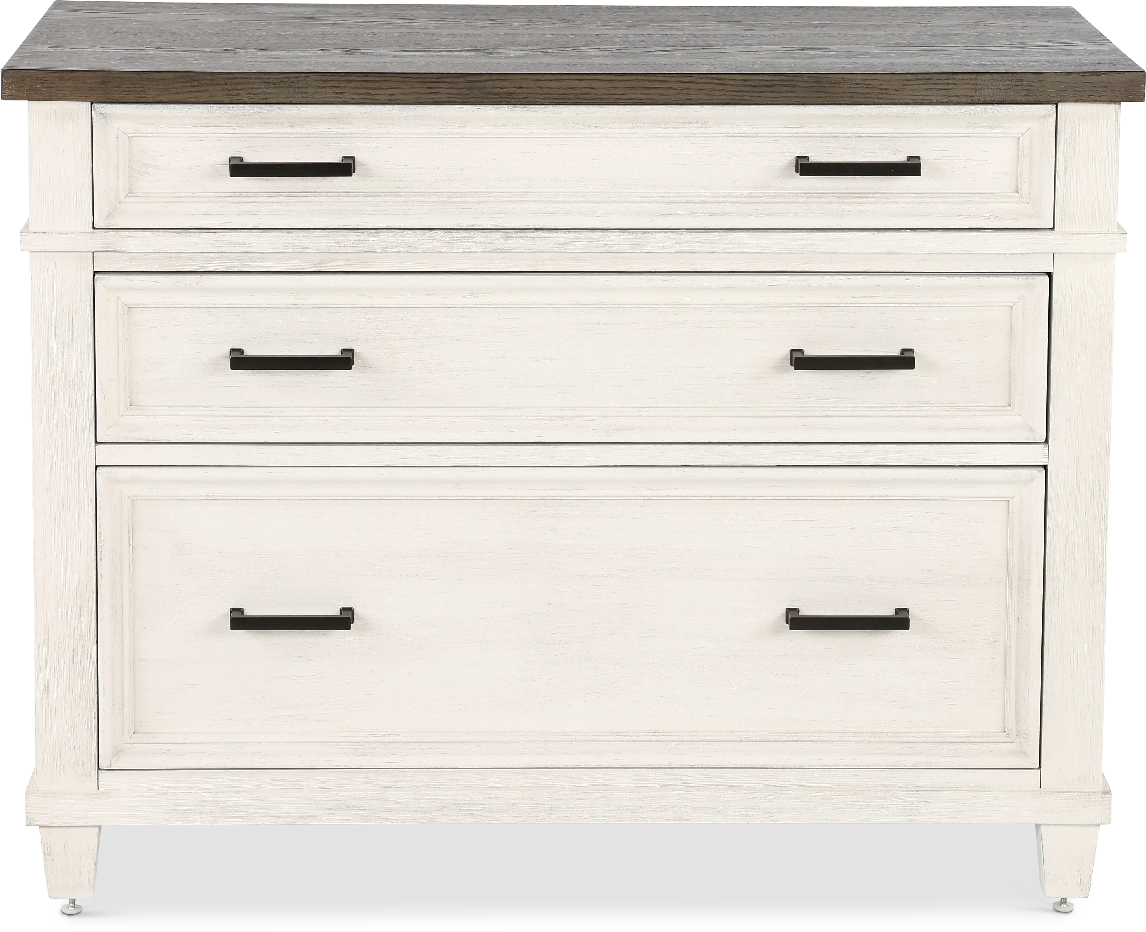 Caraway Antique White Lateral File Cabinet