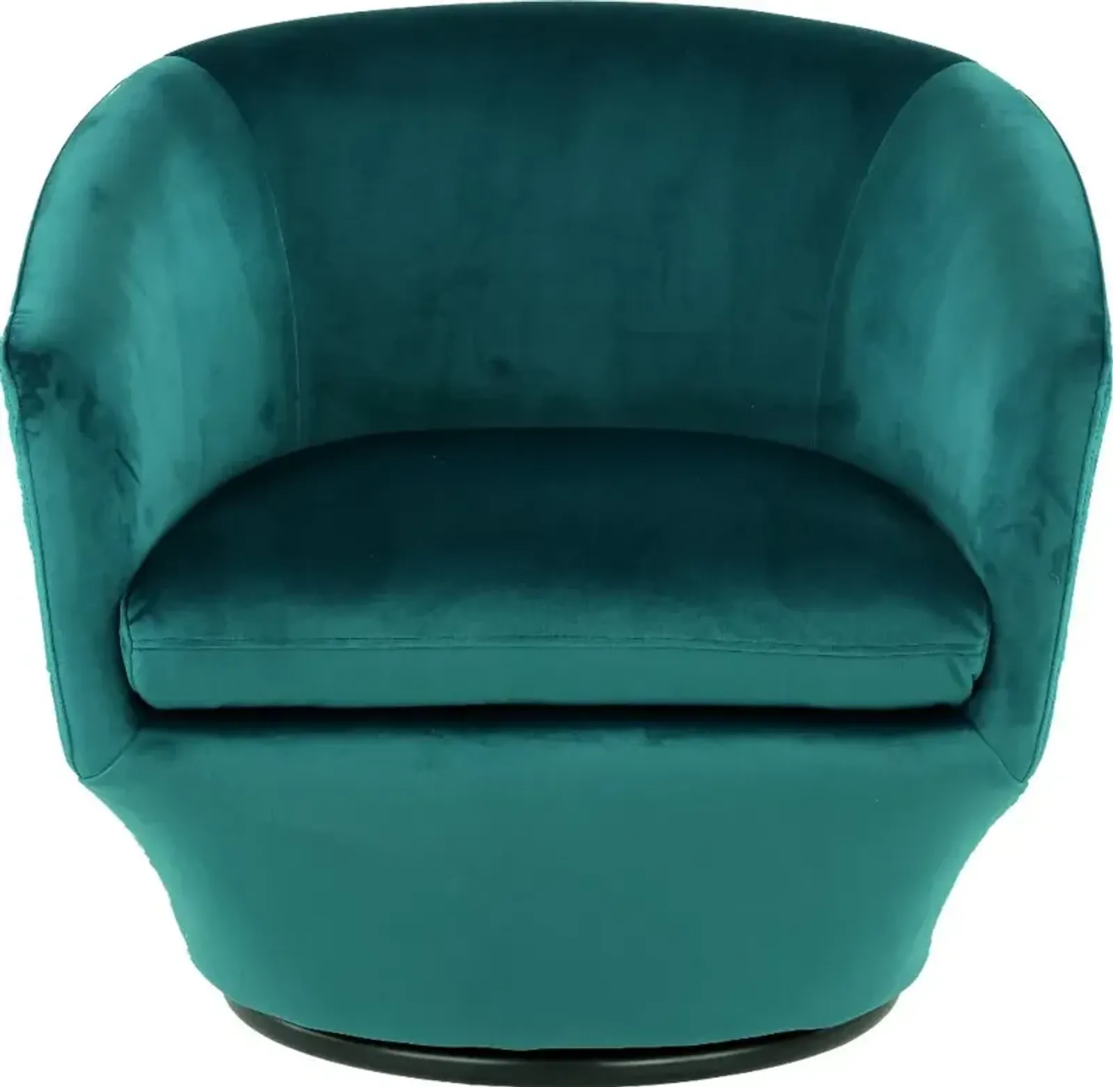 Jewel Velvet Emerald Swivel Accent Chair