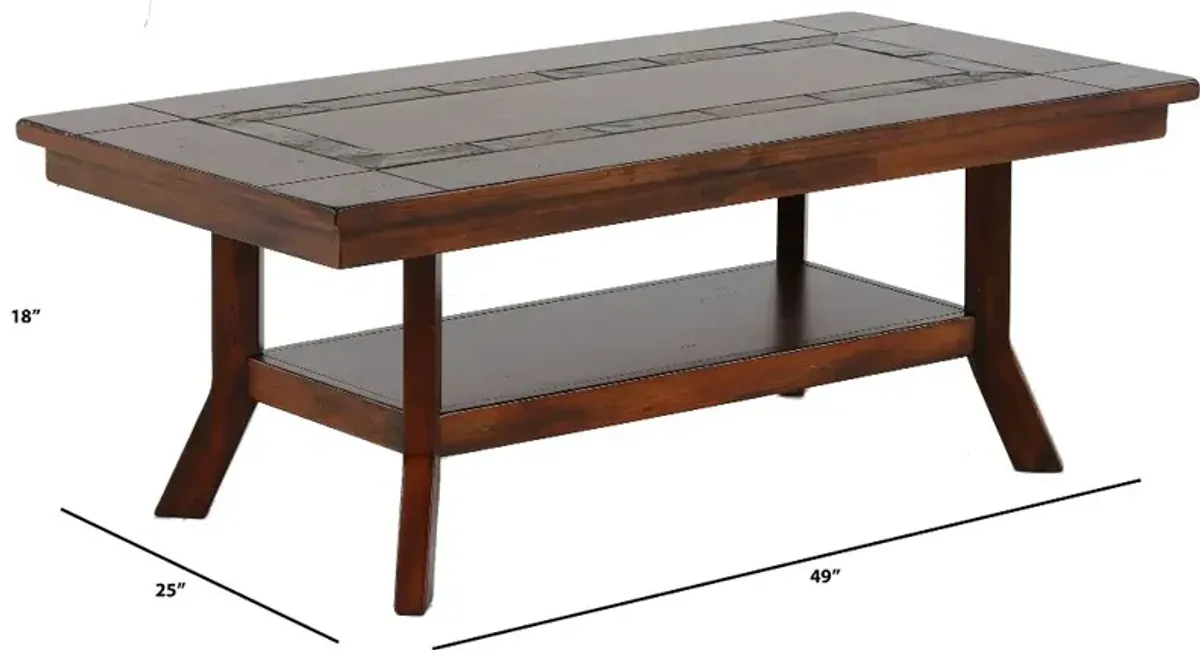 Santa Fe Mahogany Coffee Table