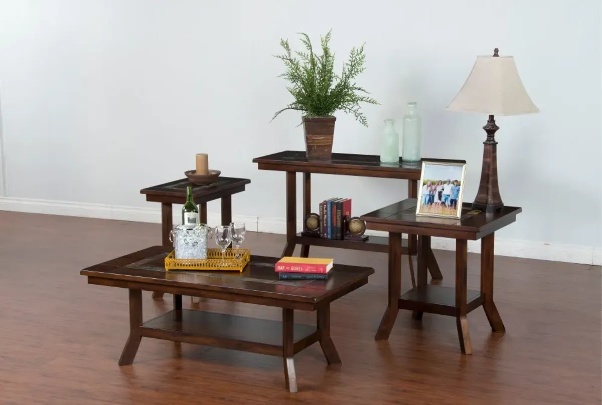 Santa Fe Mahogany Side Table