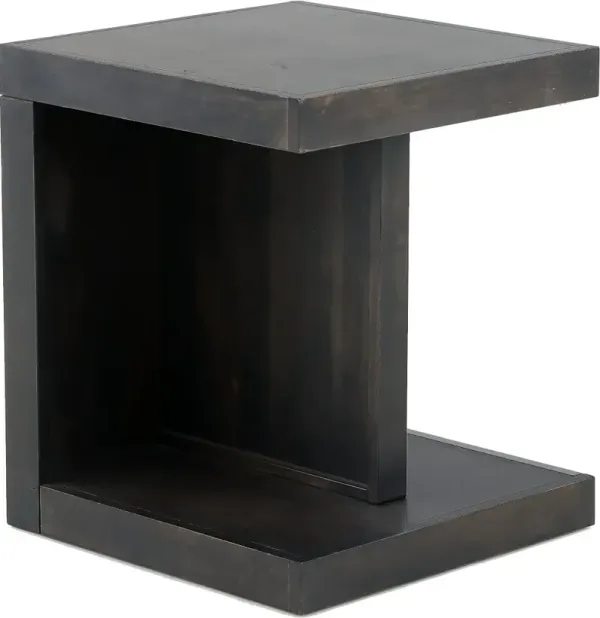 Avery Loft Ghost Black End Table