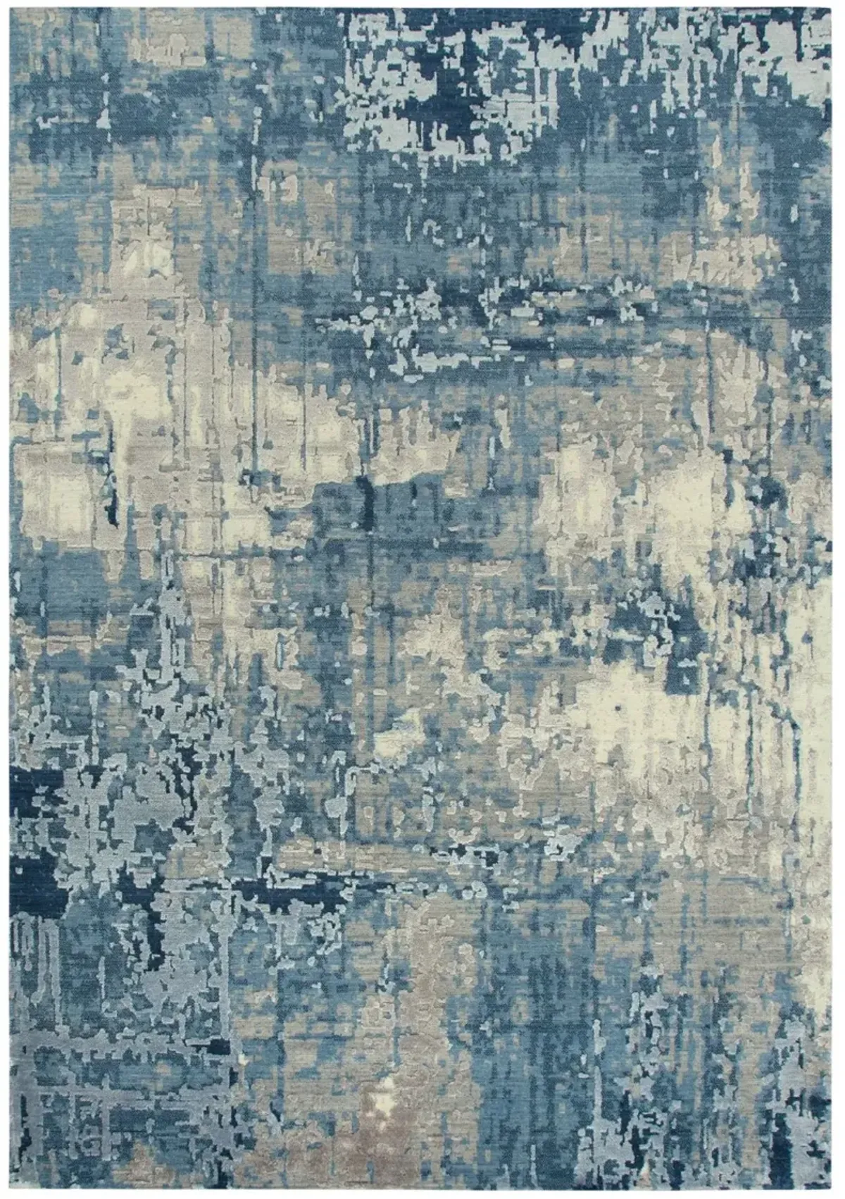 Artistry 8 x 10 Contemporary Blue Rug