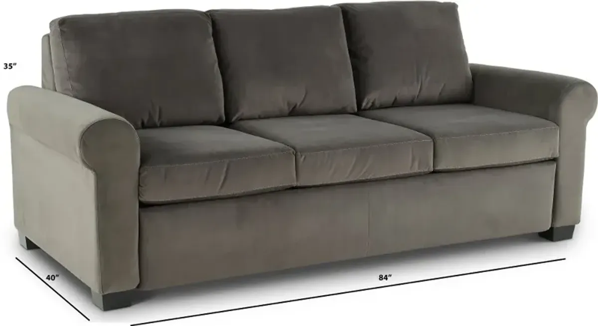 Cooper Toscana Gunmetal Queen Plus Sofa Bed