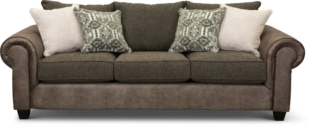 Lonestar Two-Tone Brown Sofa