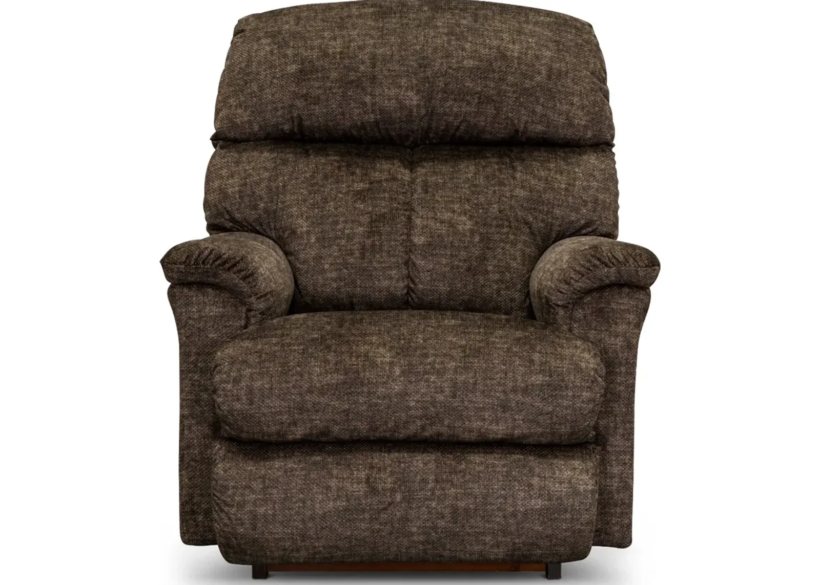 Reed Walnut Brown Manual Rocker Recliner