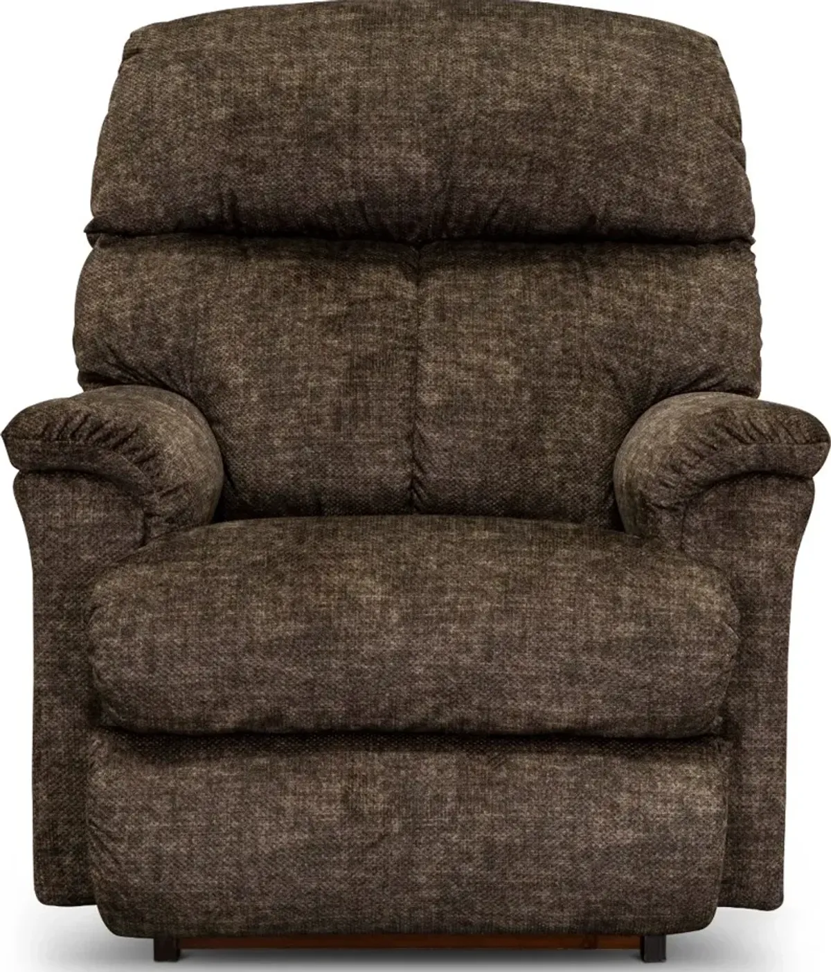 Reed Walnut Brown Manual Rocker Recliner