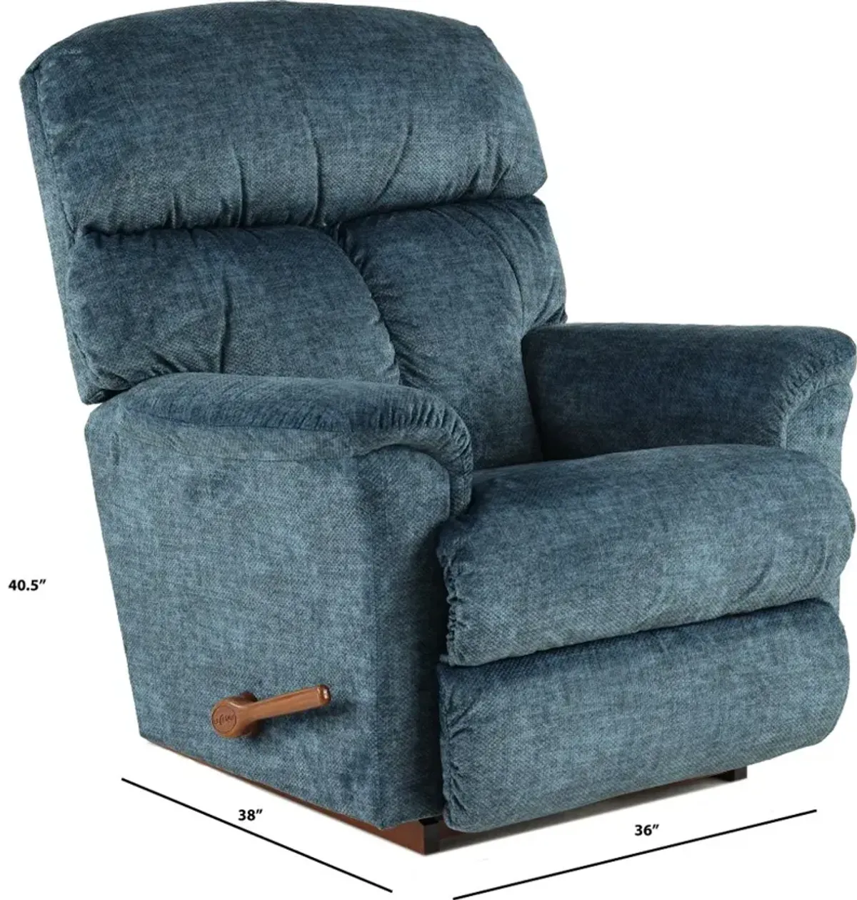 Reed Navy Blue Manual Rocker Recliner