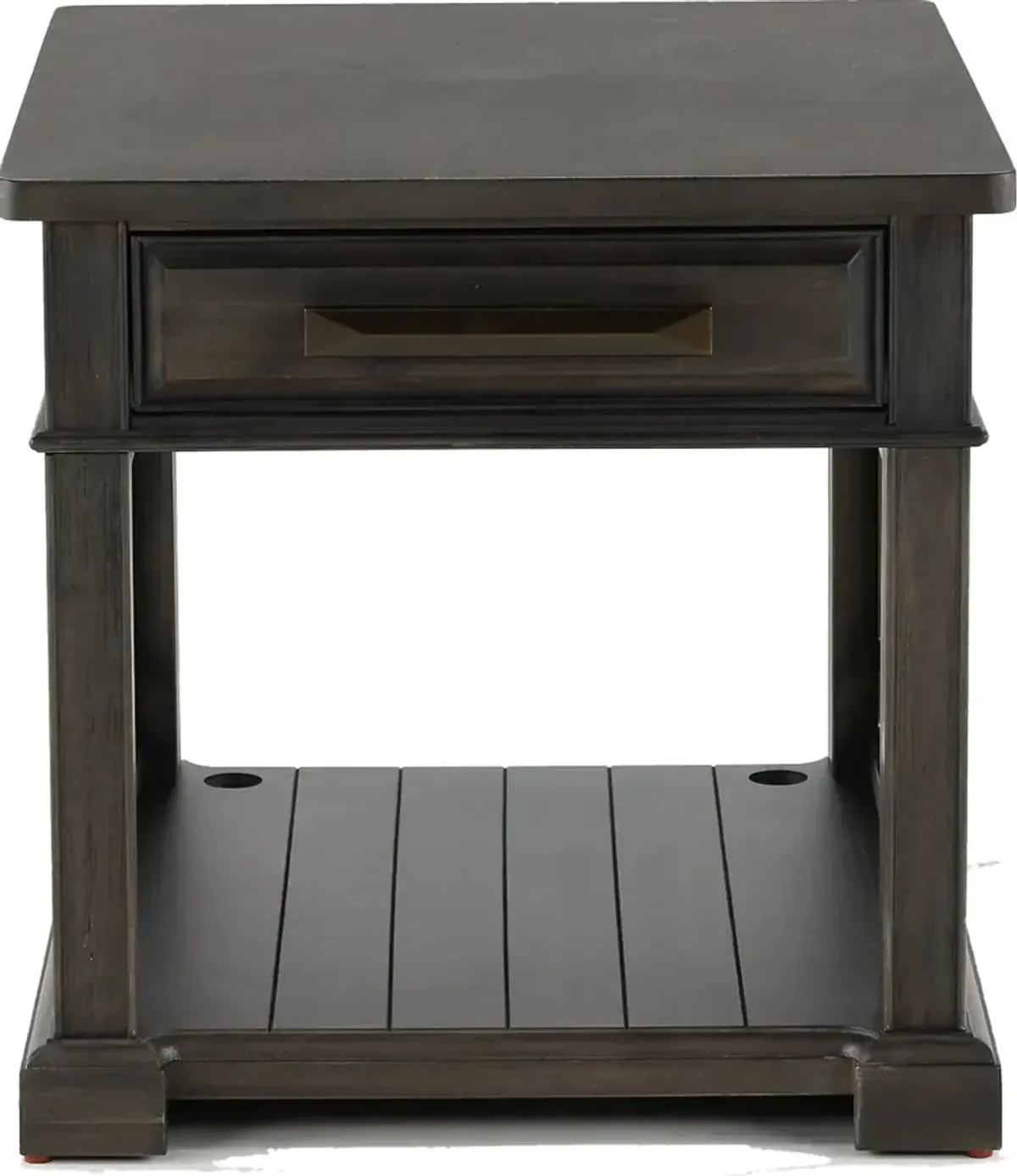 Sun Smokey Gray End Table