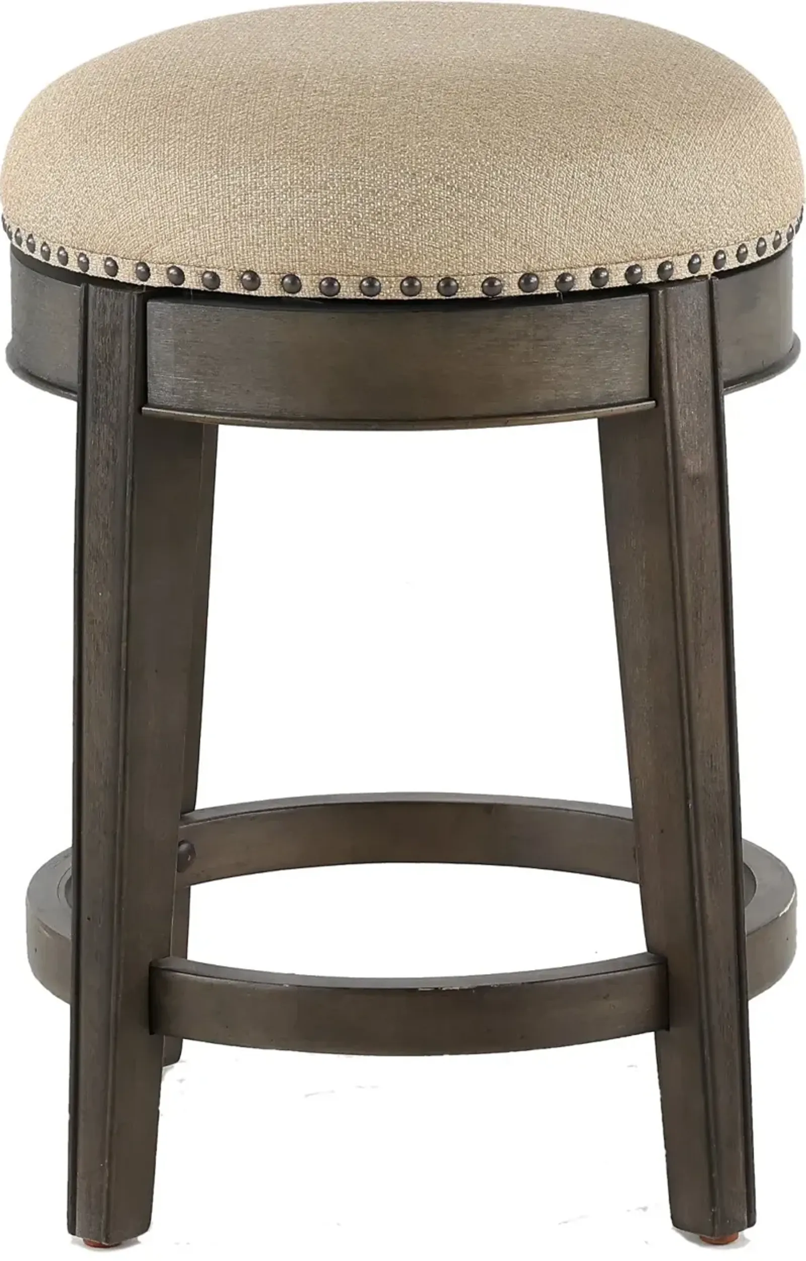 Sun Smokey Gray Swivel Stool