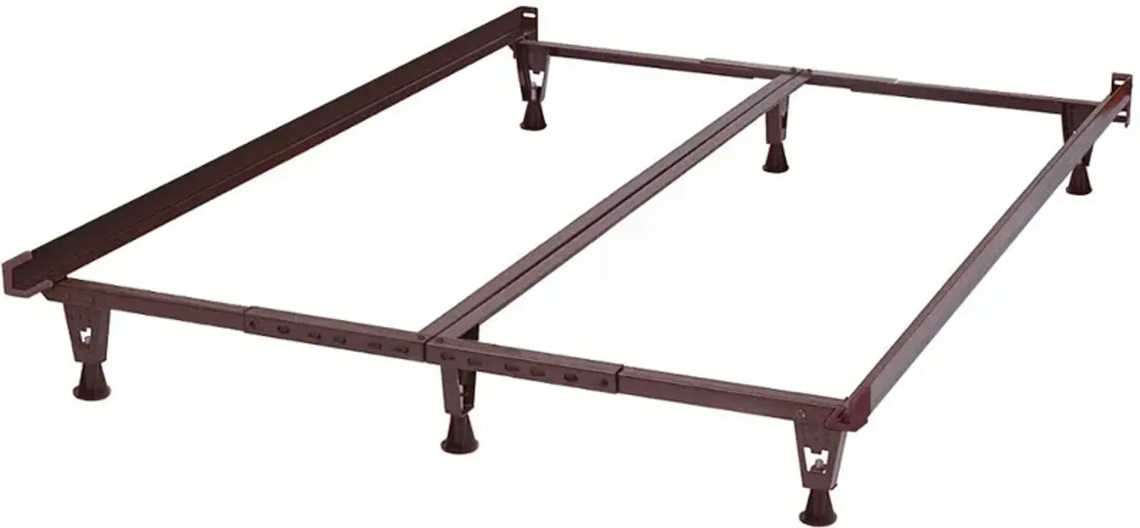 Brown Steel Universal Standard Bed Frame - All Sizes