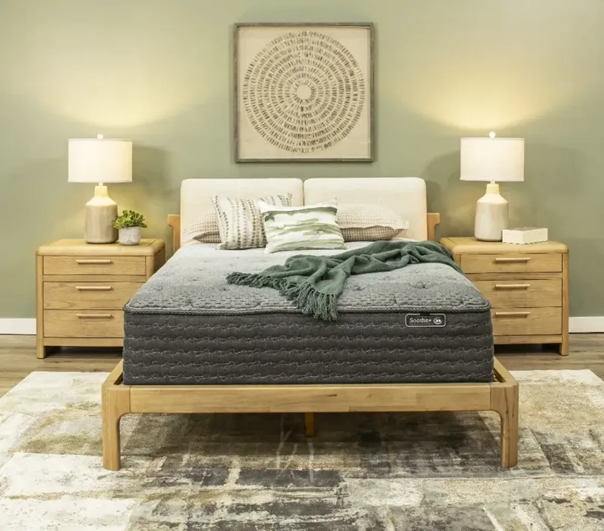 Serta Soothe+ Plush Queen Mattress