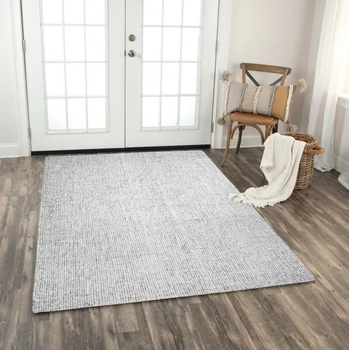 Brindleton 5 x 8 Transitional Gray Area Rug