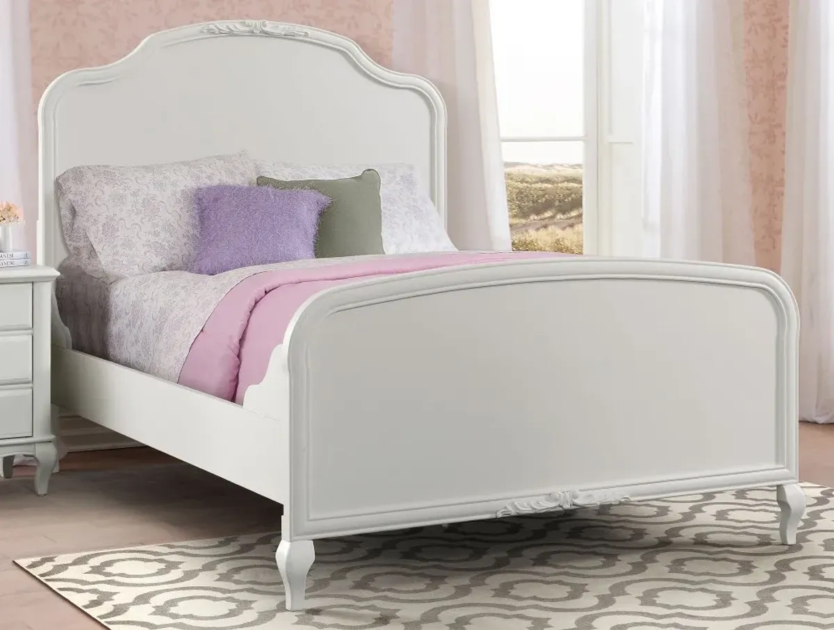 Kelly White Twin Bed