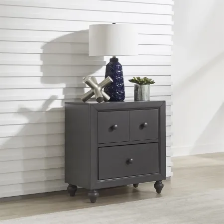 Cottage View Gray Nightstand