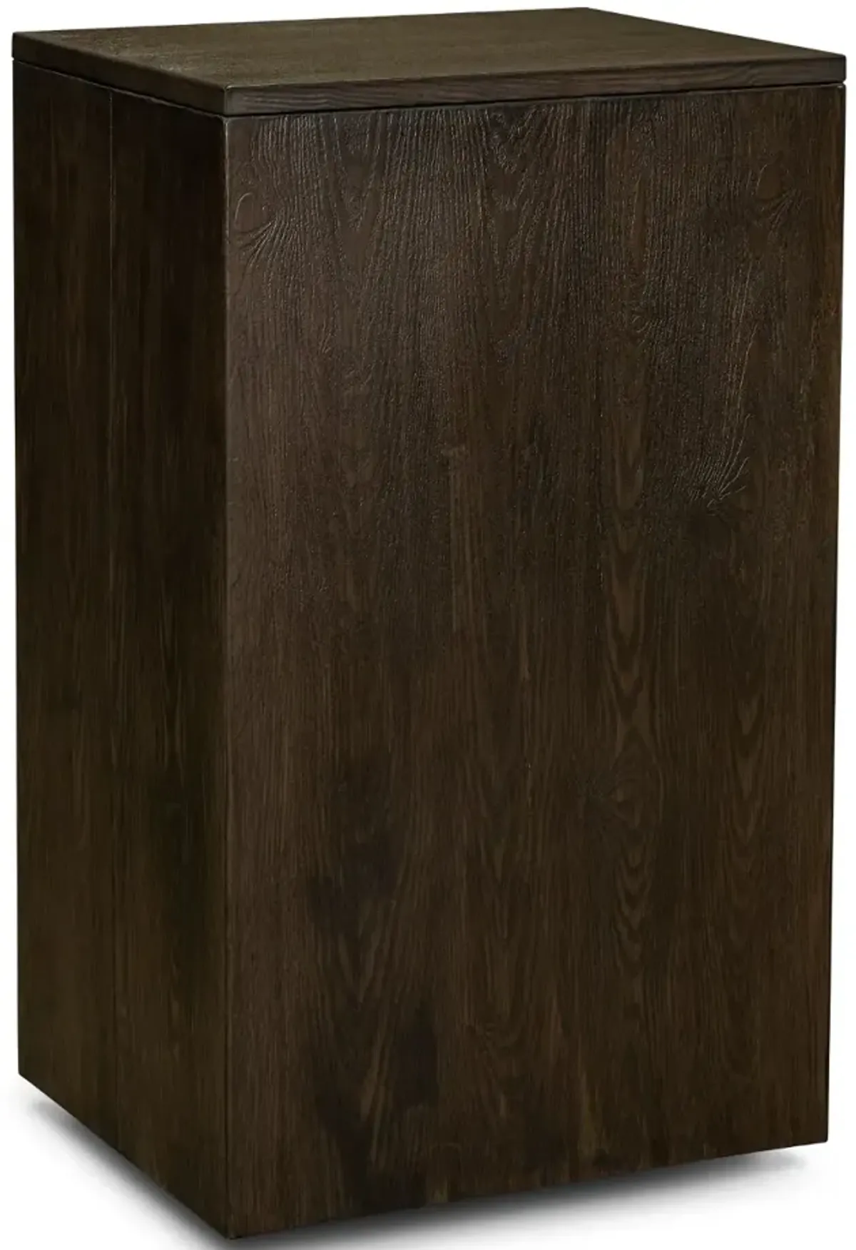 Adeline Dark Brown End Table Chip and Dip Stand