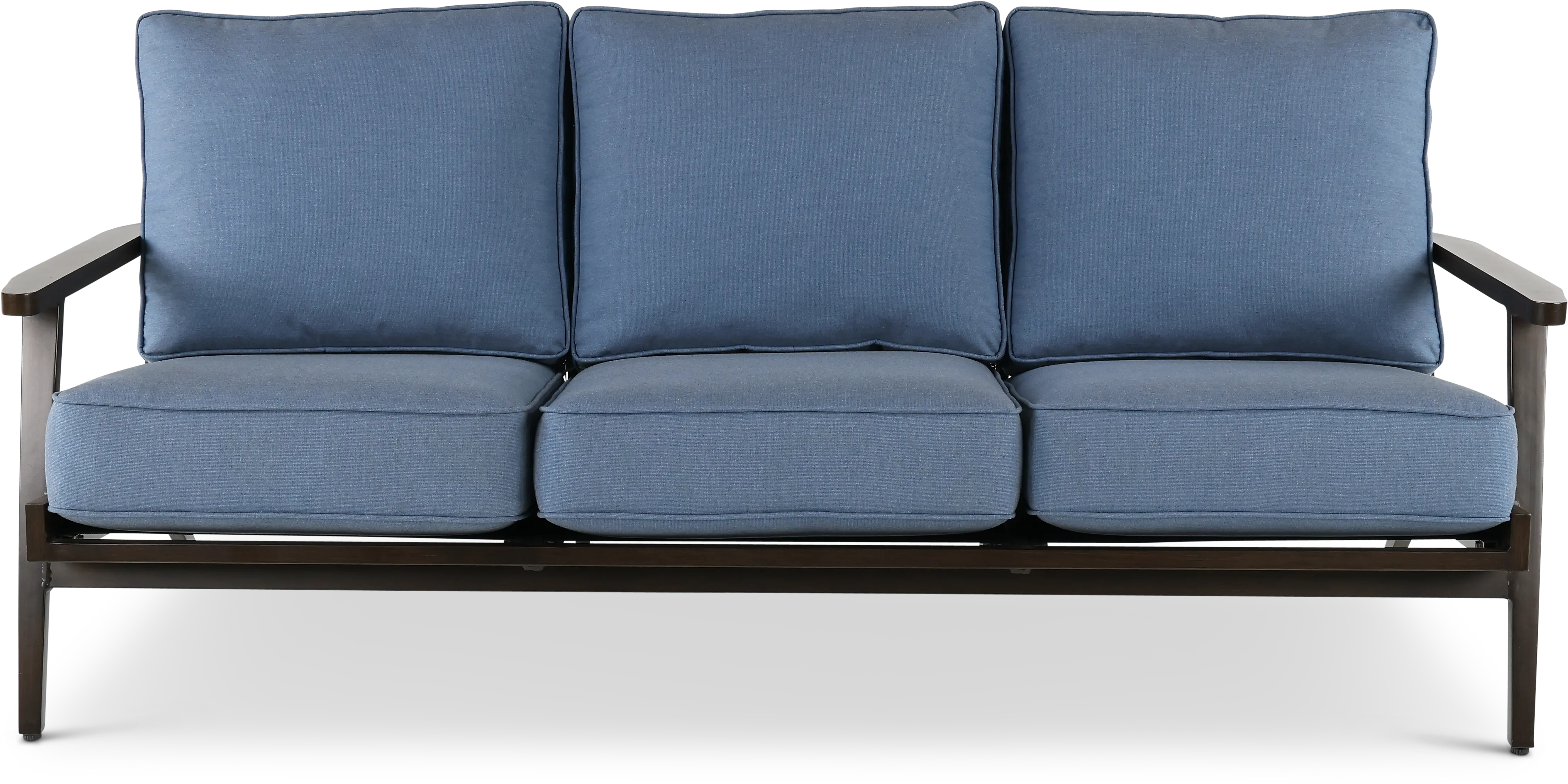 Adeline Denim Blue Patio Sofa