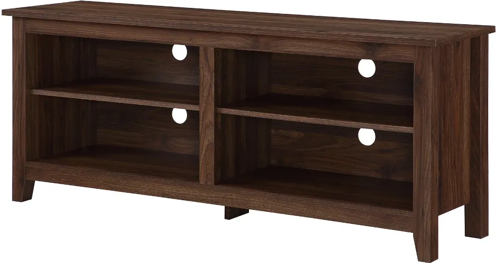 58 Inch Rustic Wood TV Stand - Walker Edison