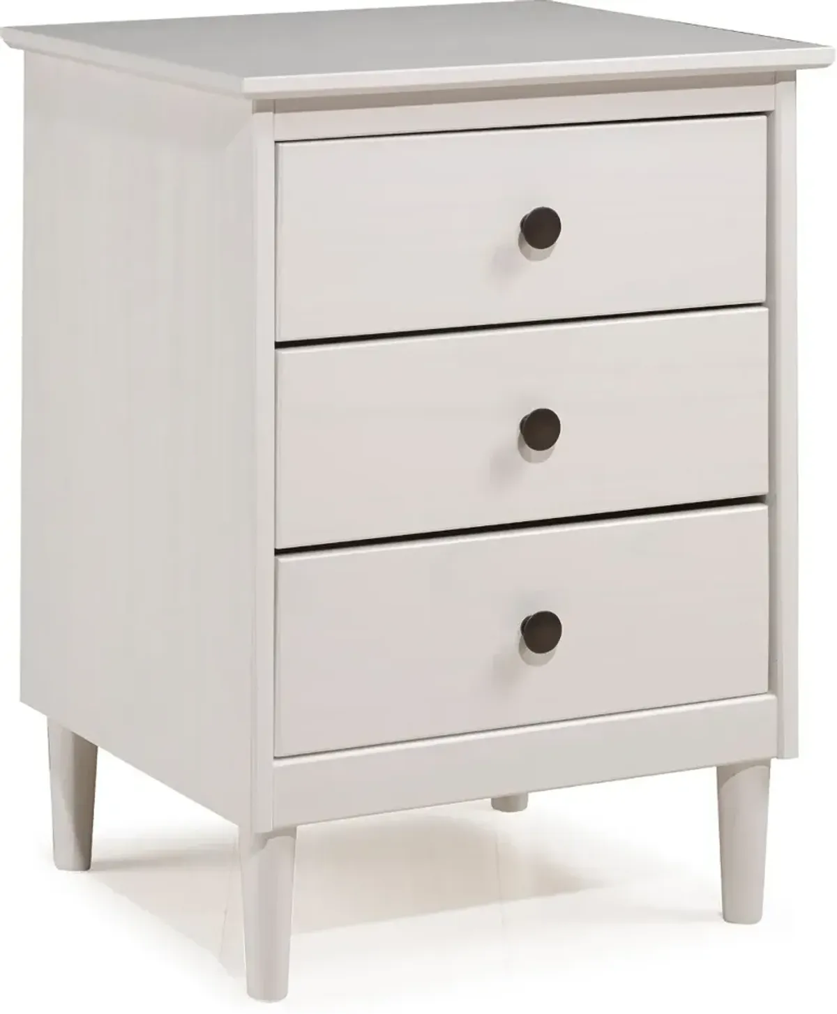 Spencer Classic White Nightstand - Walker Edison