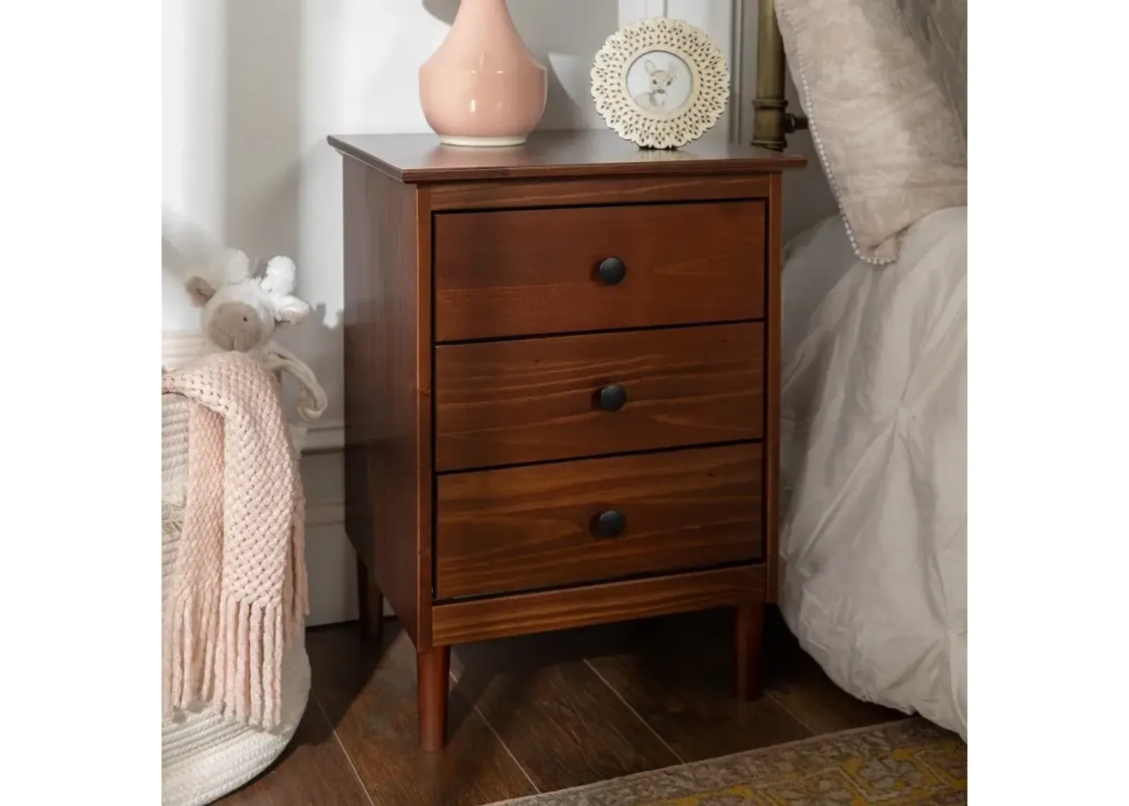 Spencer Classic Walnut Nightstand - Walker Edison