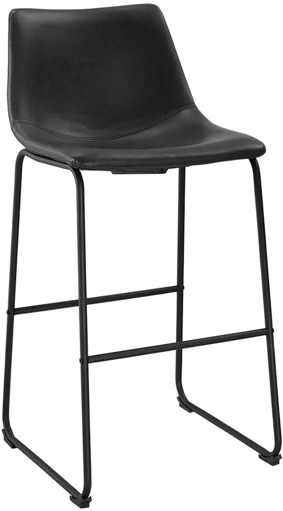 Slope Black Bar Height Stool, Set of 2