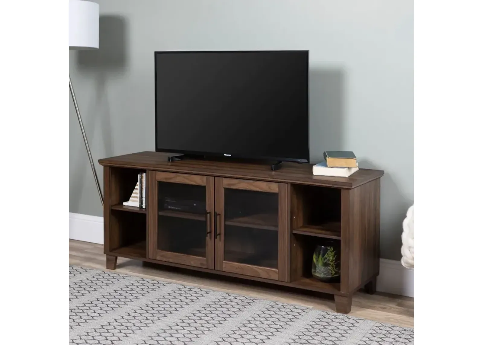 Scout Dark Walnut 58 Inch TV Stand - Walker Edison