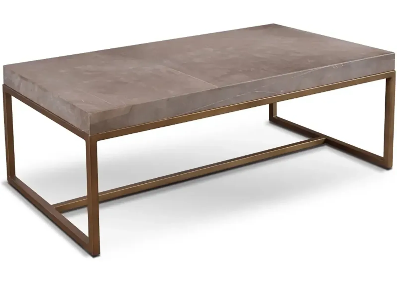 Roka Gray Honed Marble Coffee Table