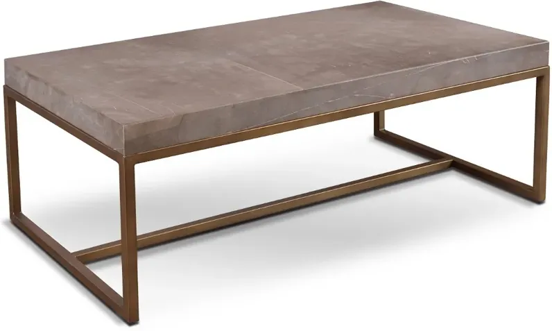 Roka Gray Honed Marble Coffee Table