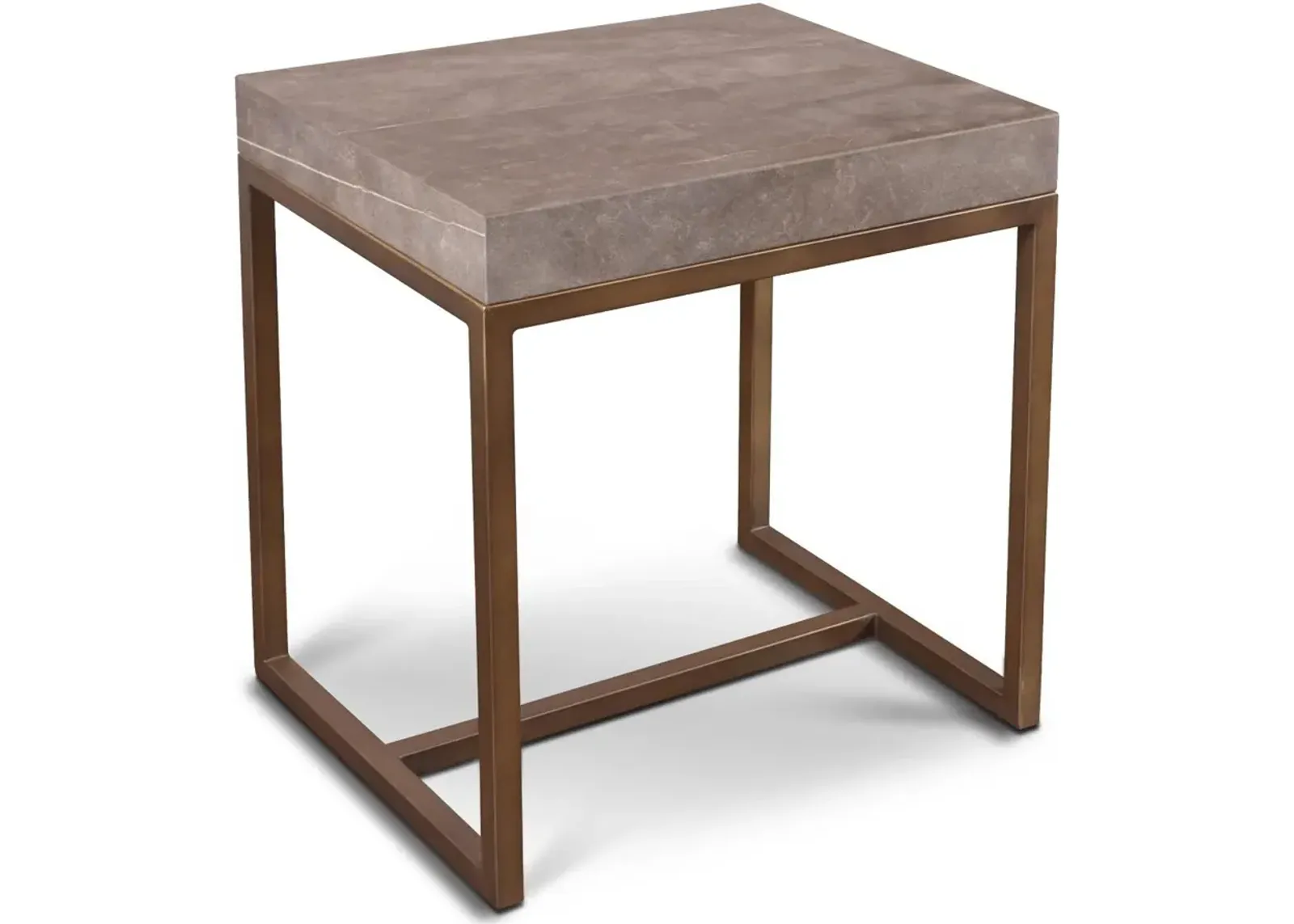 Roka Gray Marble End Table