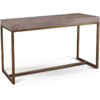 Roka Gray Marble Console Table