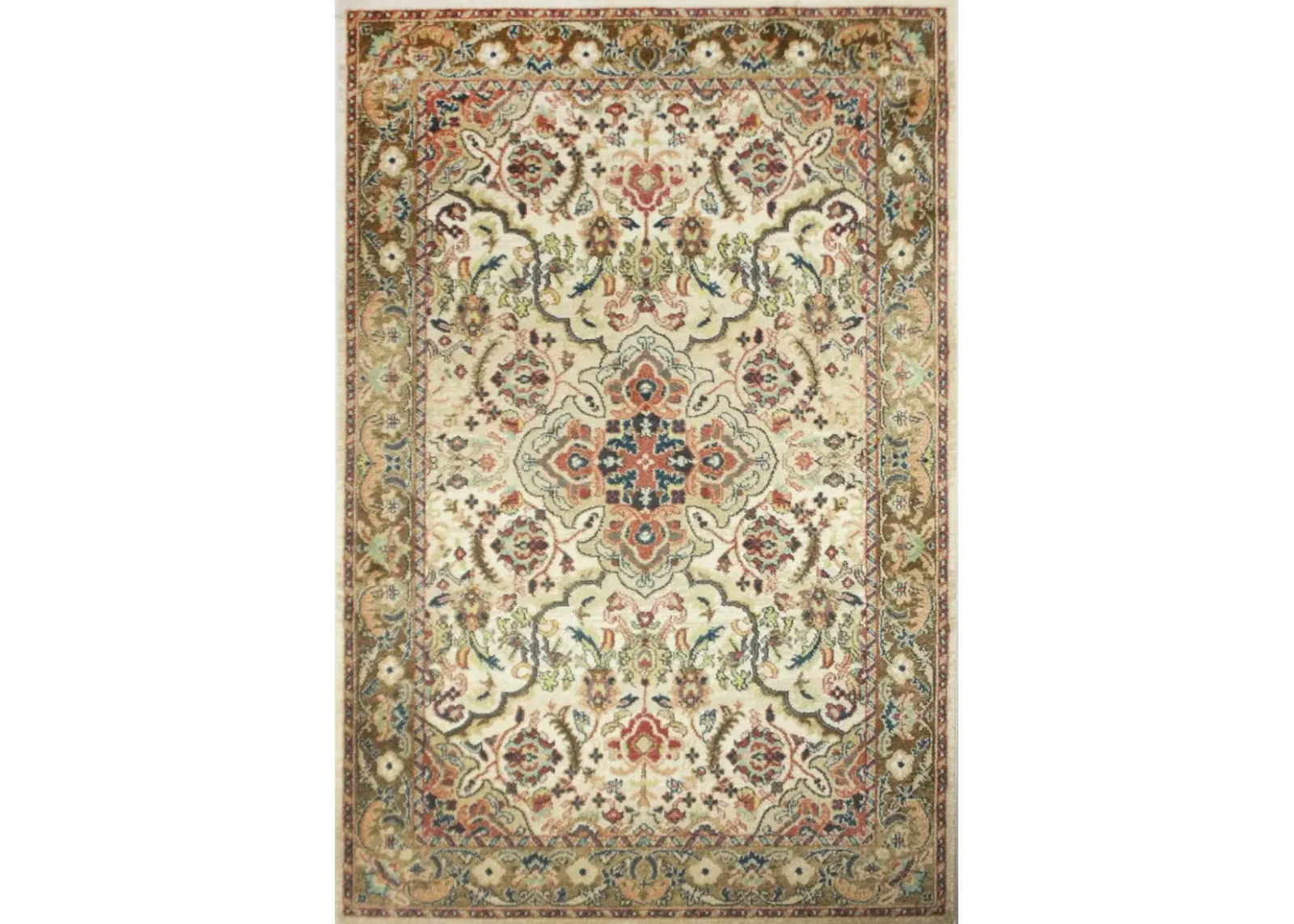 4 x 6 Small Traditional Bodhi Beige Area Rug - Buckingham