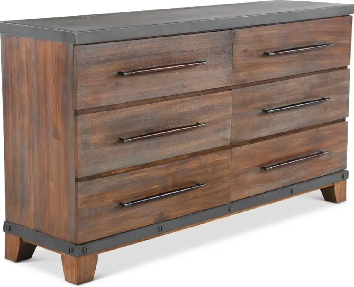 Forge Rustic Brown Dresser