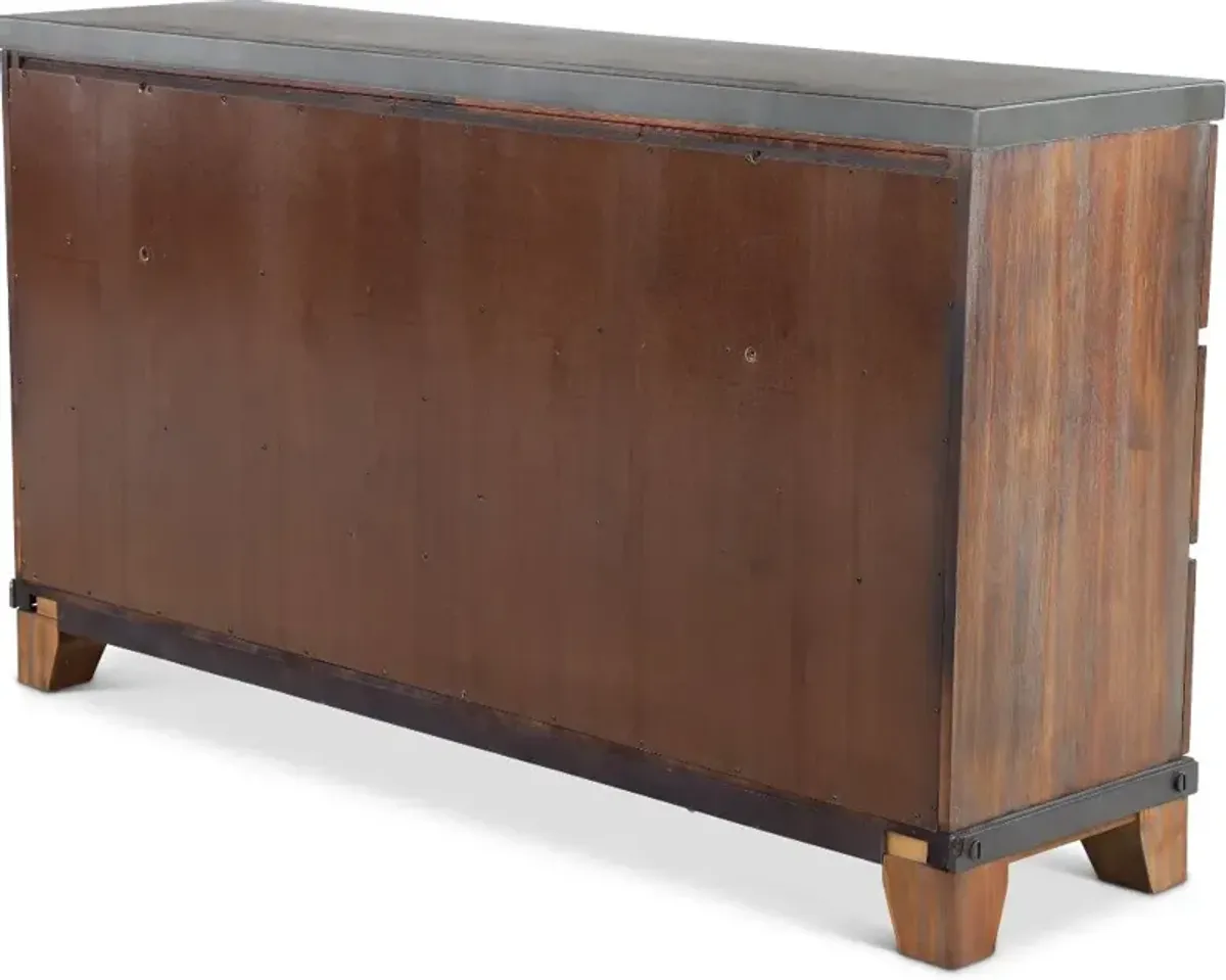 Forge Rustic Brown Dresser