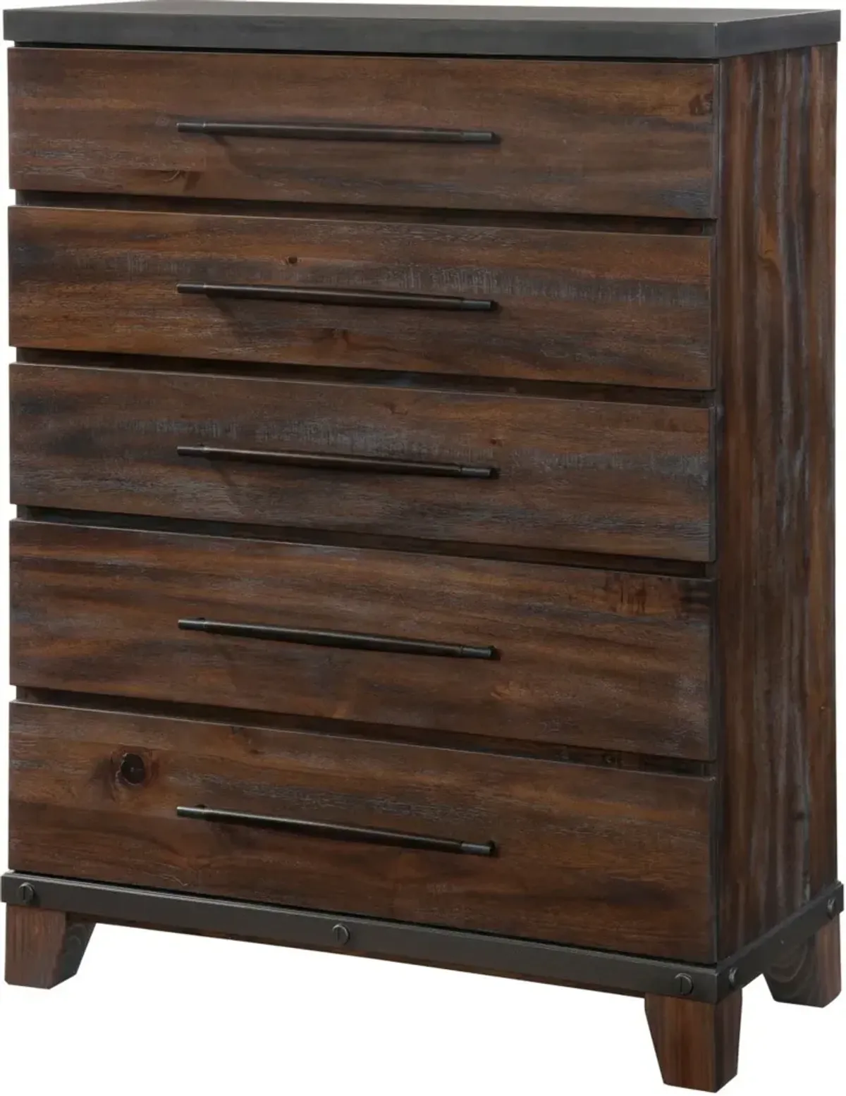 Forge Rustic Brown Chest of Drawers