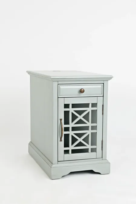 Craftsman Gray Chairside Table