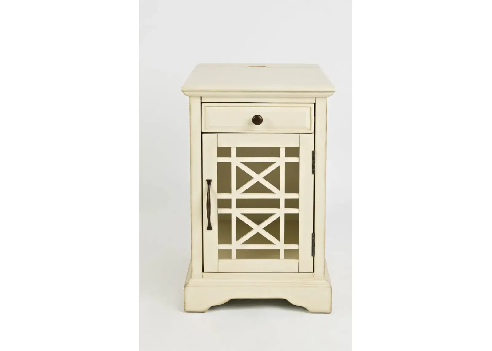 Craftsman Cream Side Table