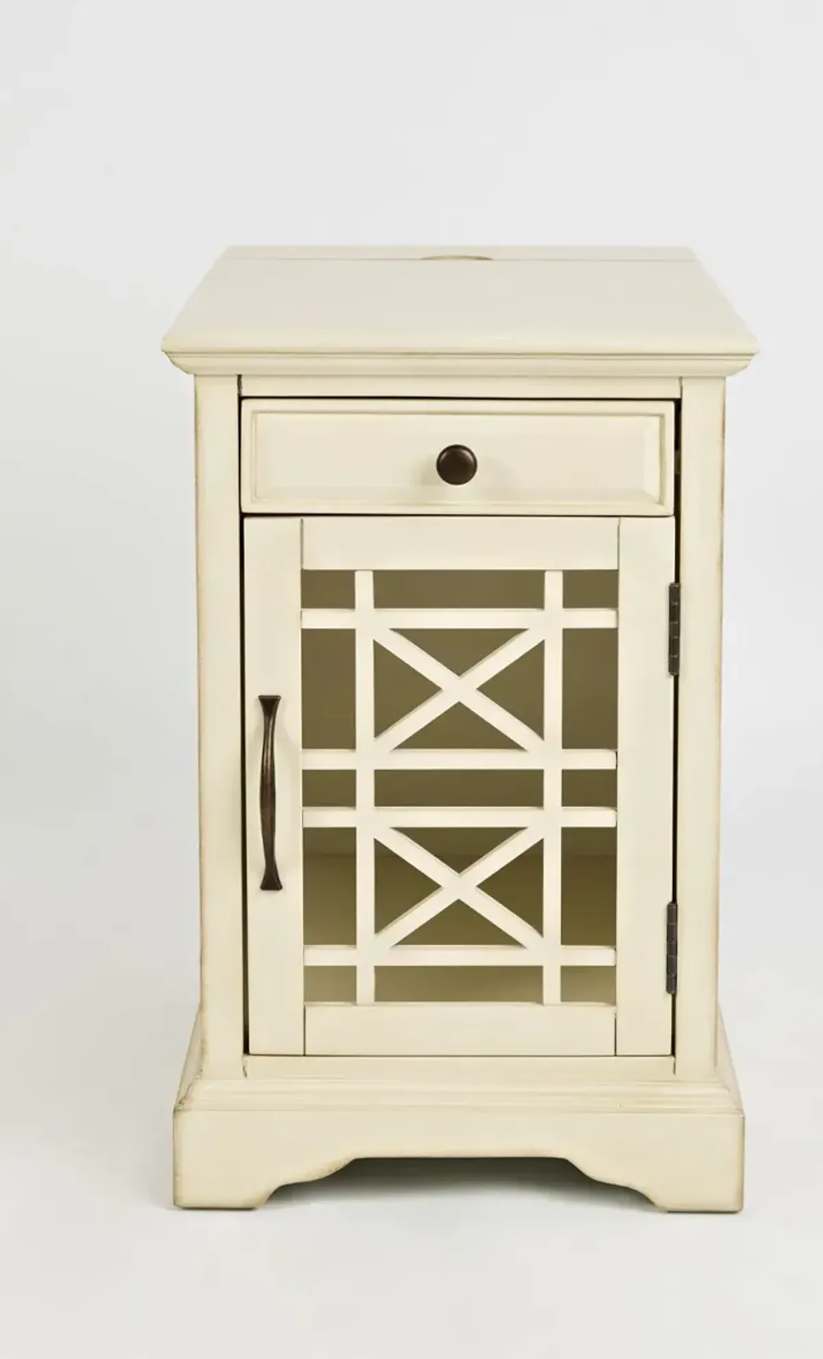 Craftsman Cream Side Table