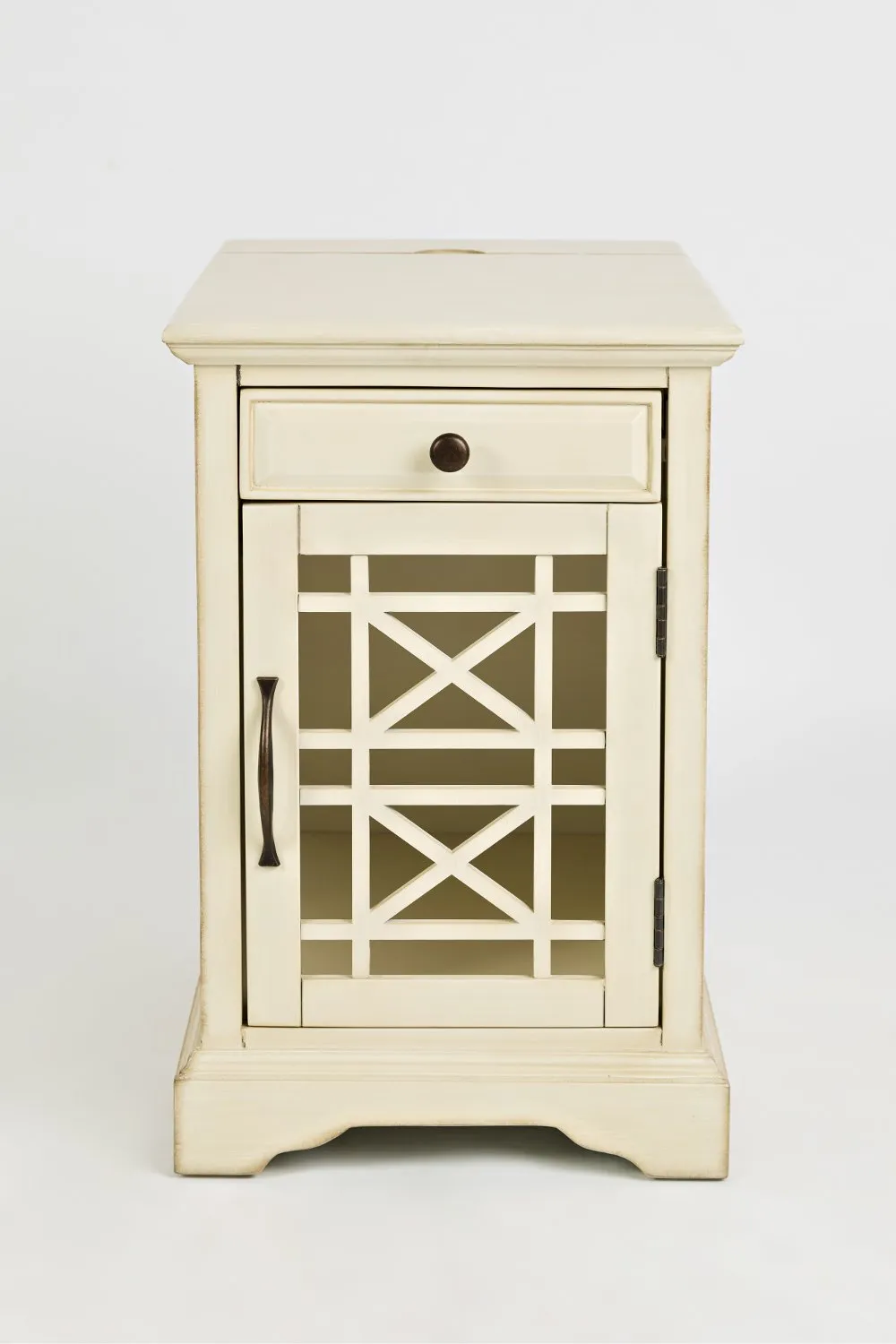 Craftsman Cream Side Table