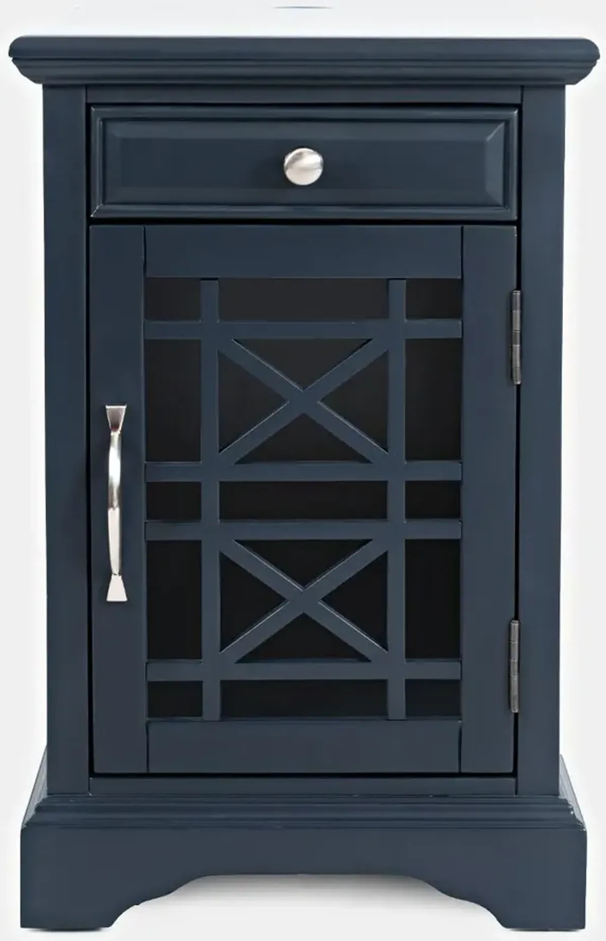 Craftsman Navy Blue Side Table