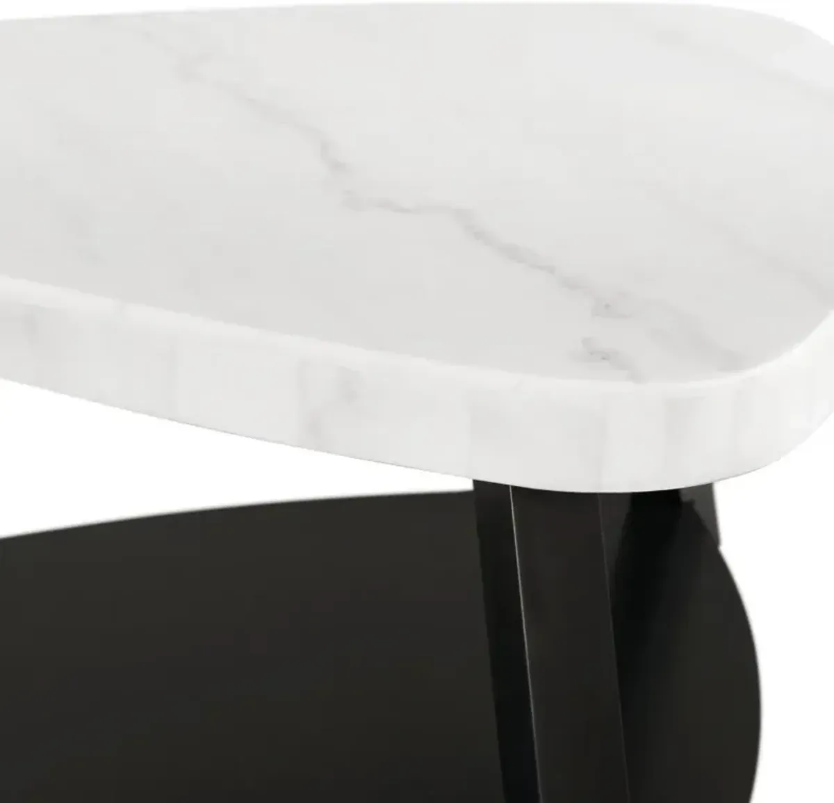 Trinity White Marble Coffee Table