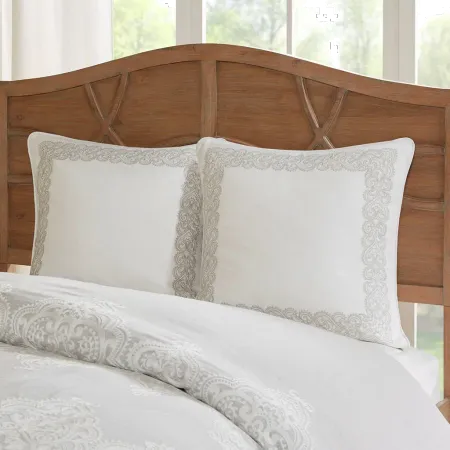 Taupe, Tan and Ivory King Barely There 9 Piece Bedding Collection