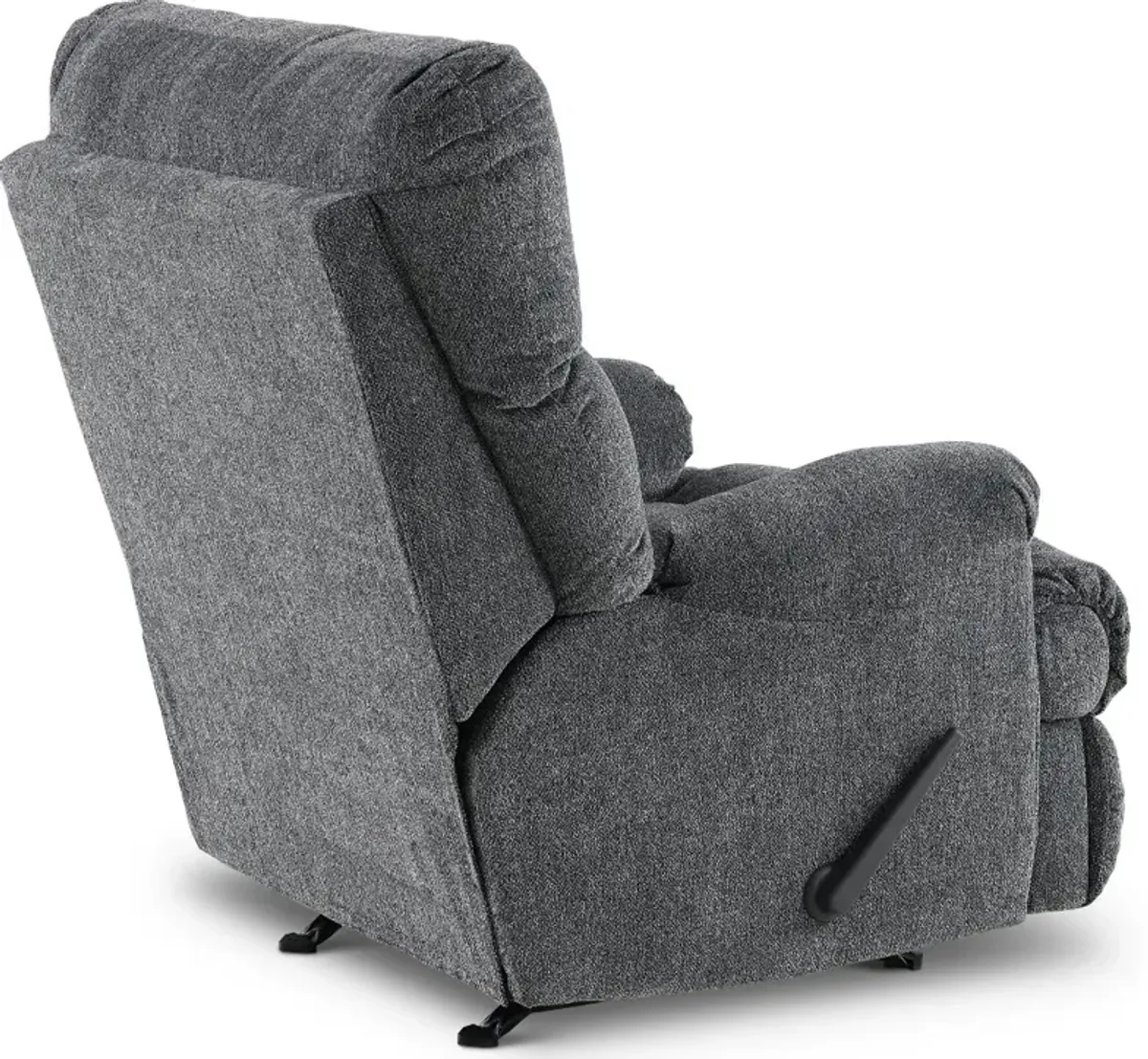 Manfort Charcoal Gray Rocker Recliner